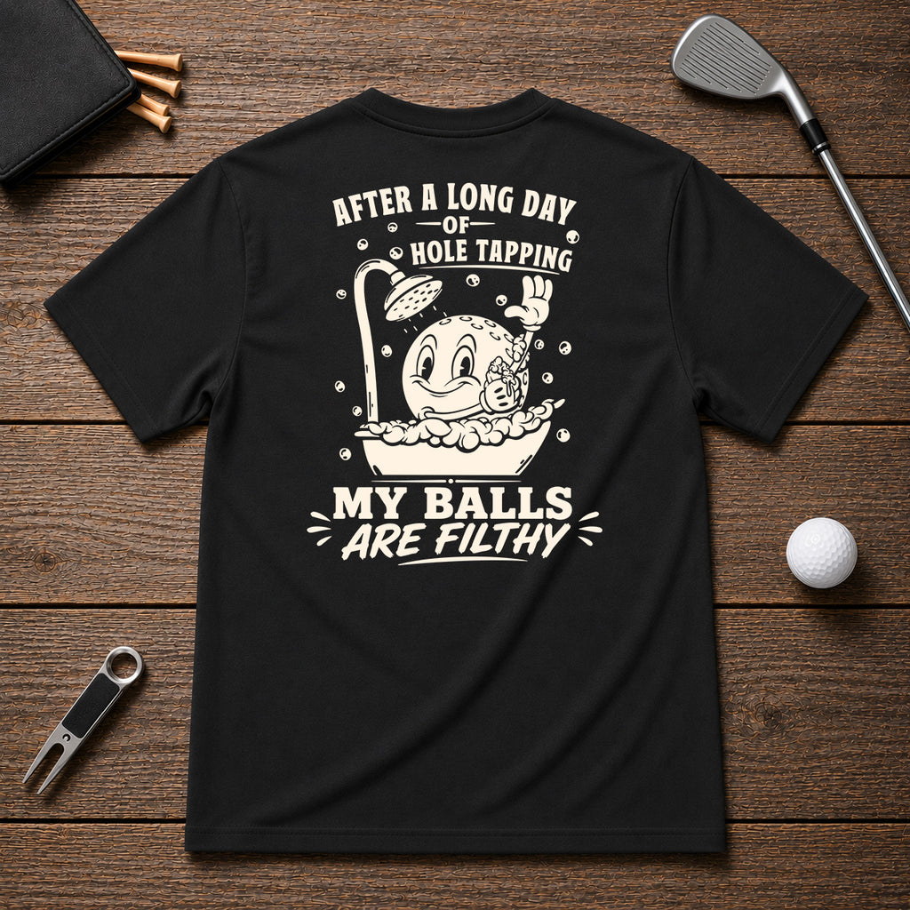 Funny Dirty Golf Ball Joke T-Shirt