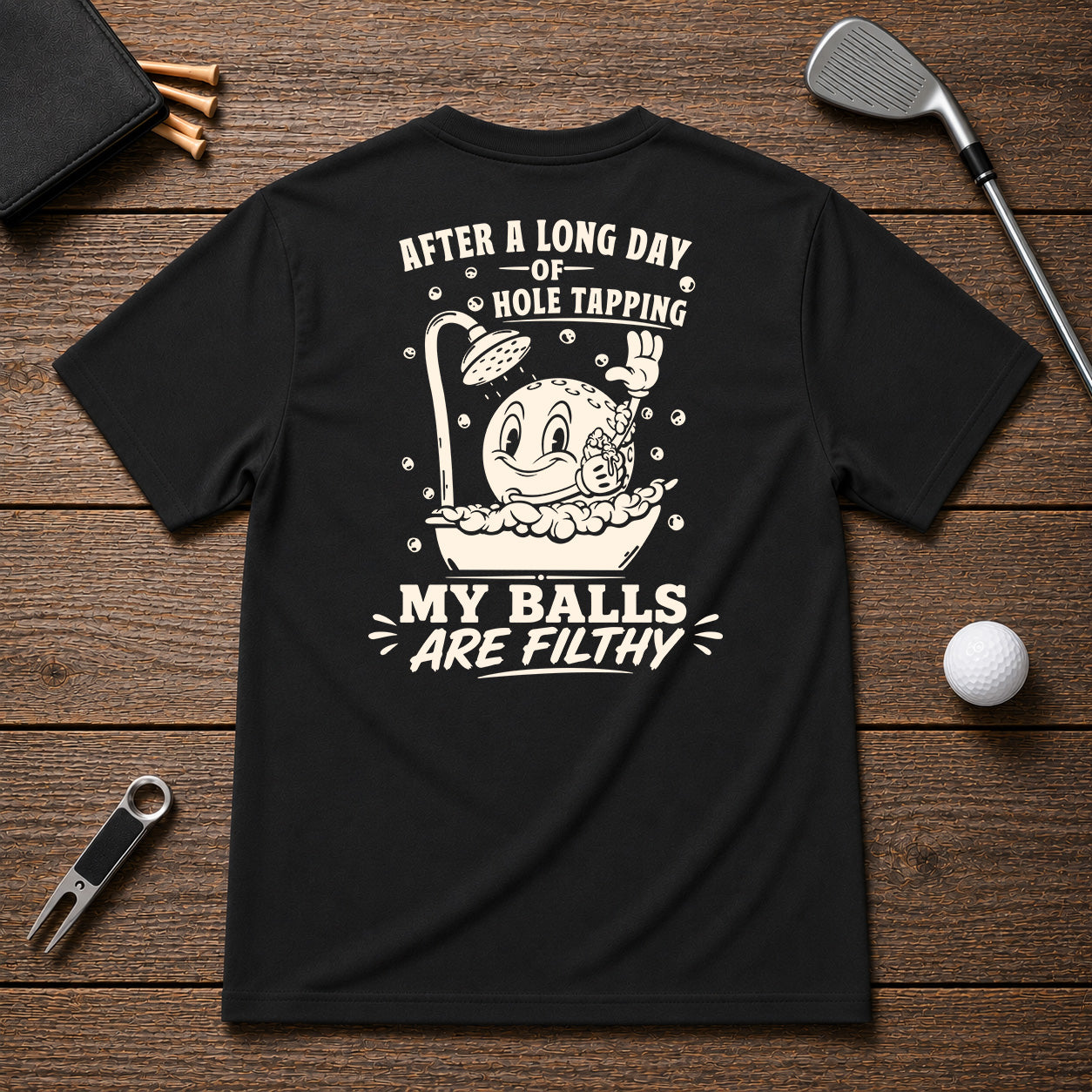 Funny Dirty Golf Ball Joke T-Shirt