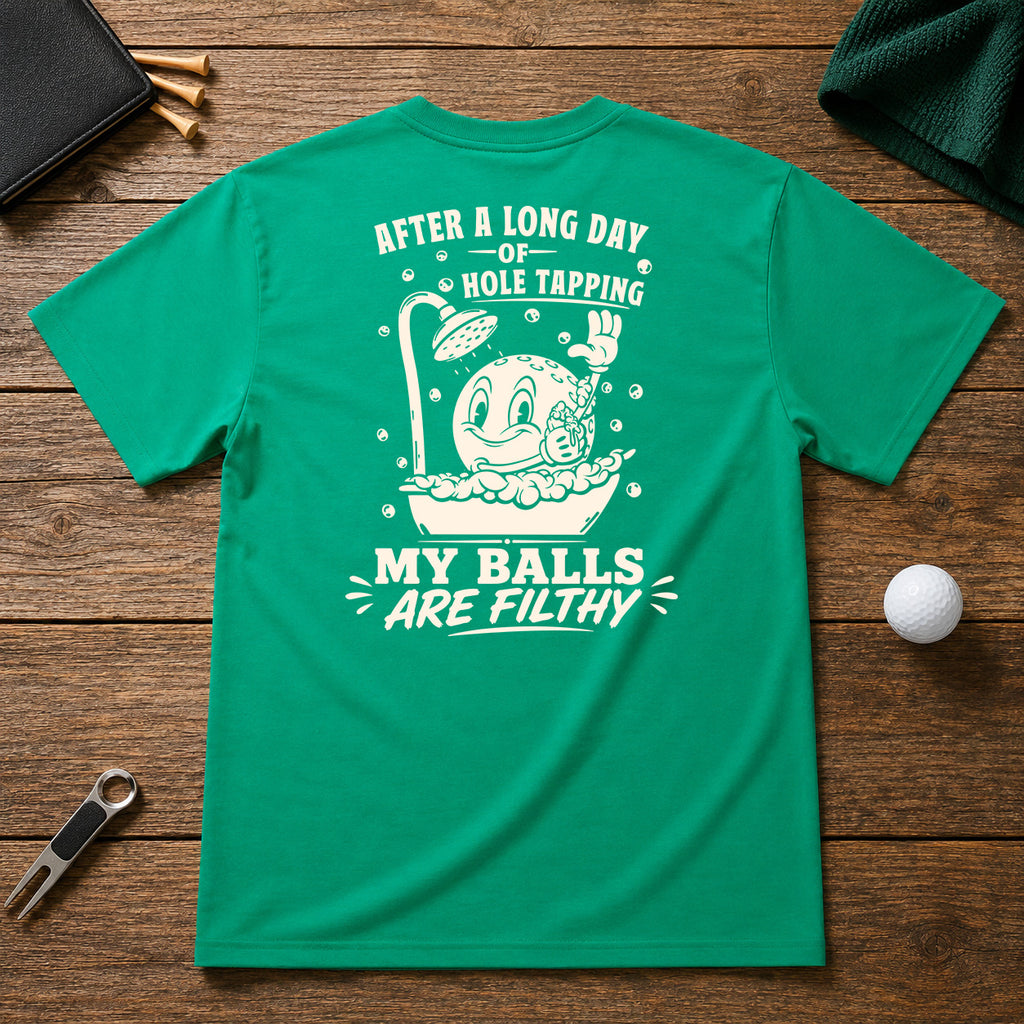 Funny Dirty Golf Ball Joke T-Shirt