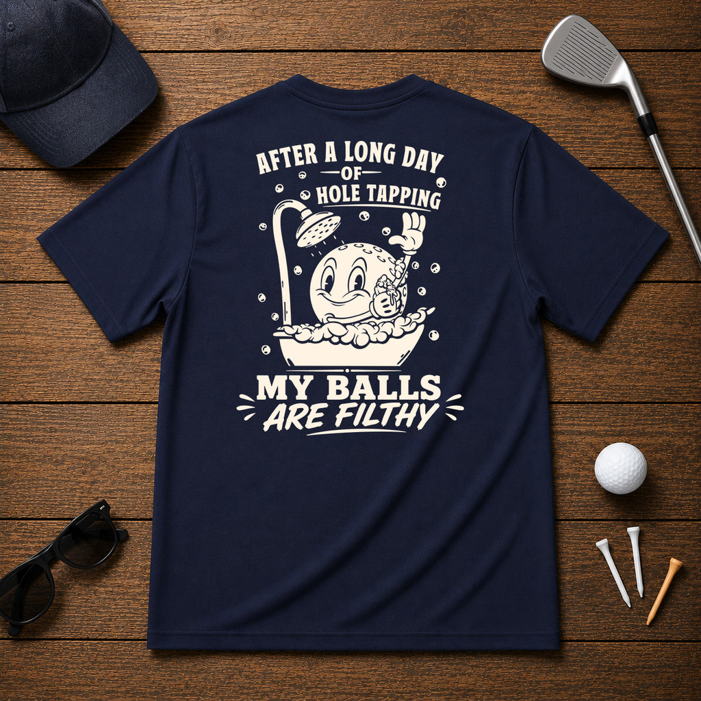 Funny Dirty Golf Ball Joke T-Shirt