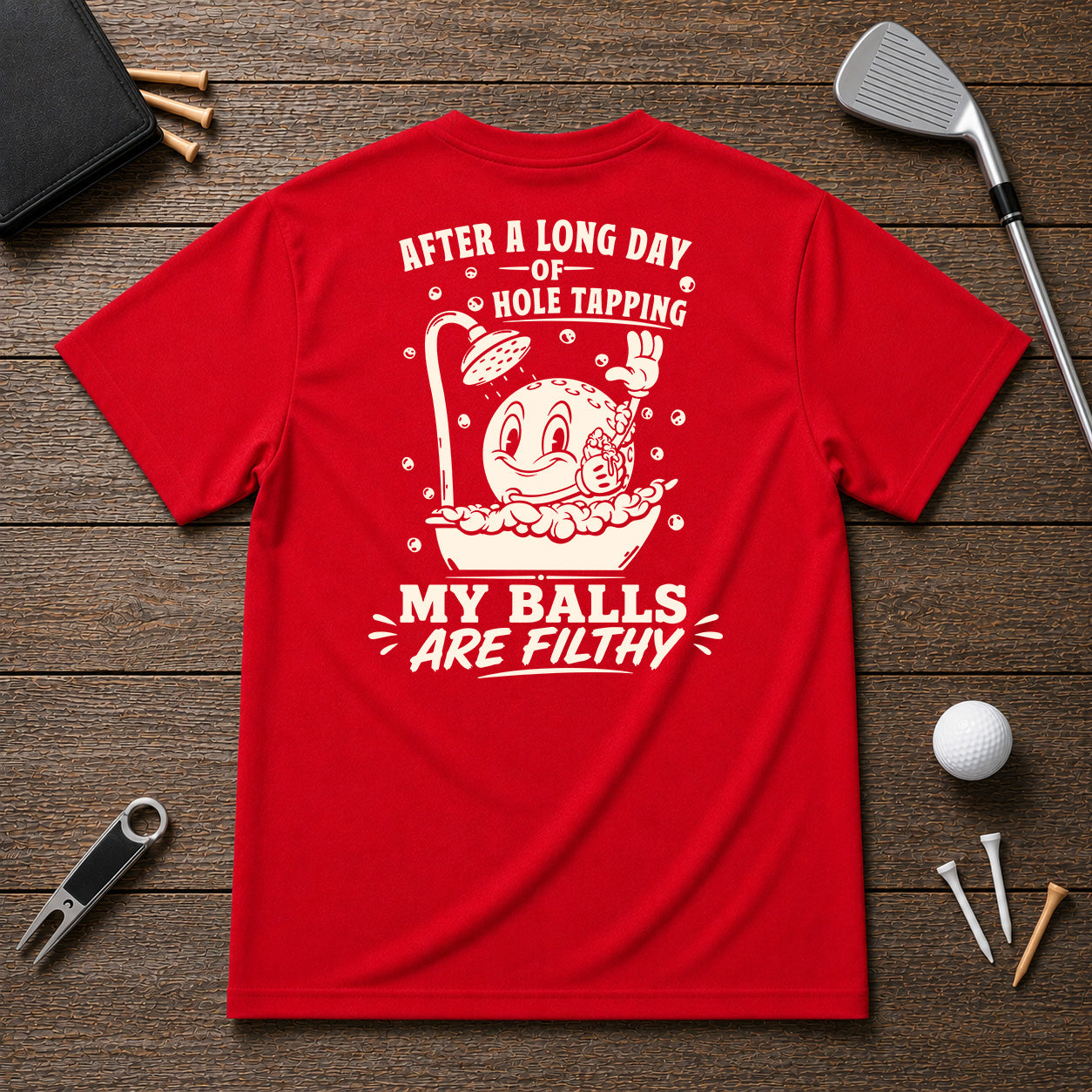 Funny Dirty Golf Ball Joke T-Shirt