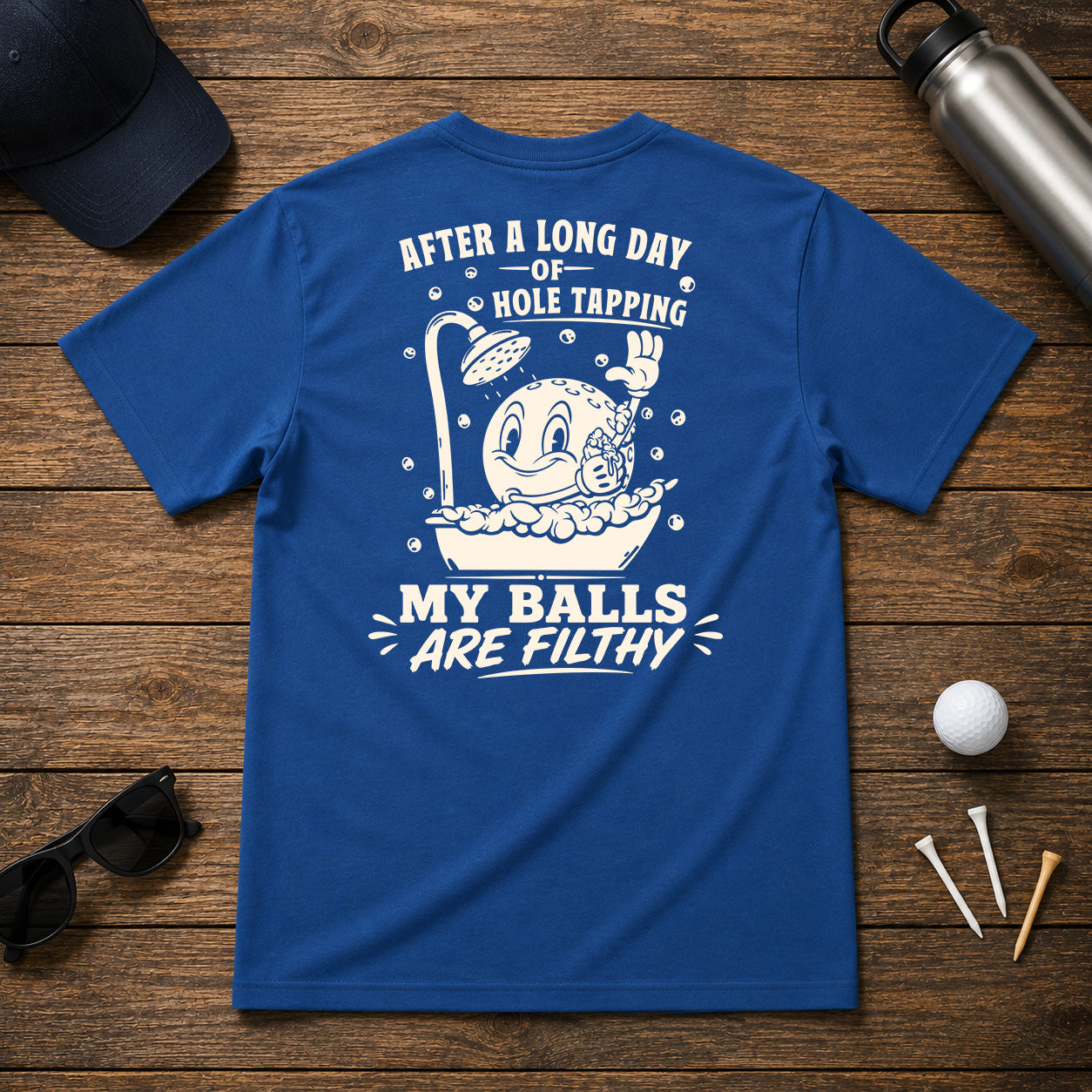 Funny Dirty Golf Ball Joke T-Shirt