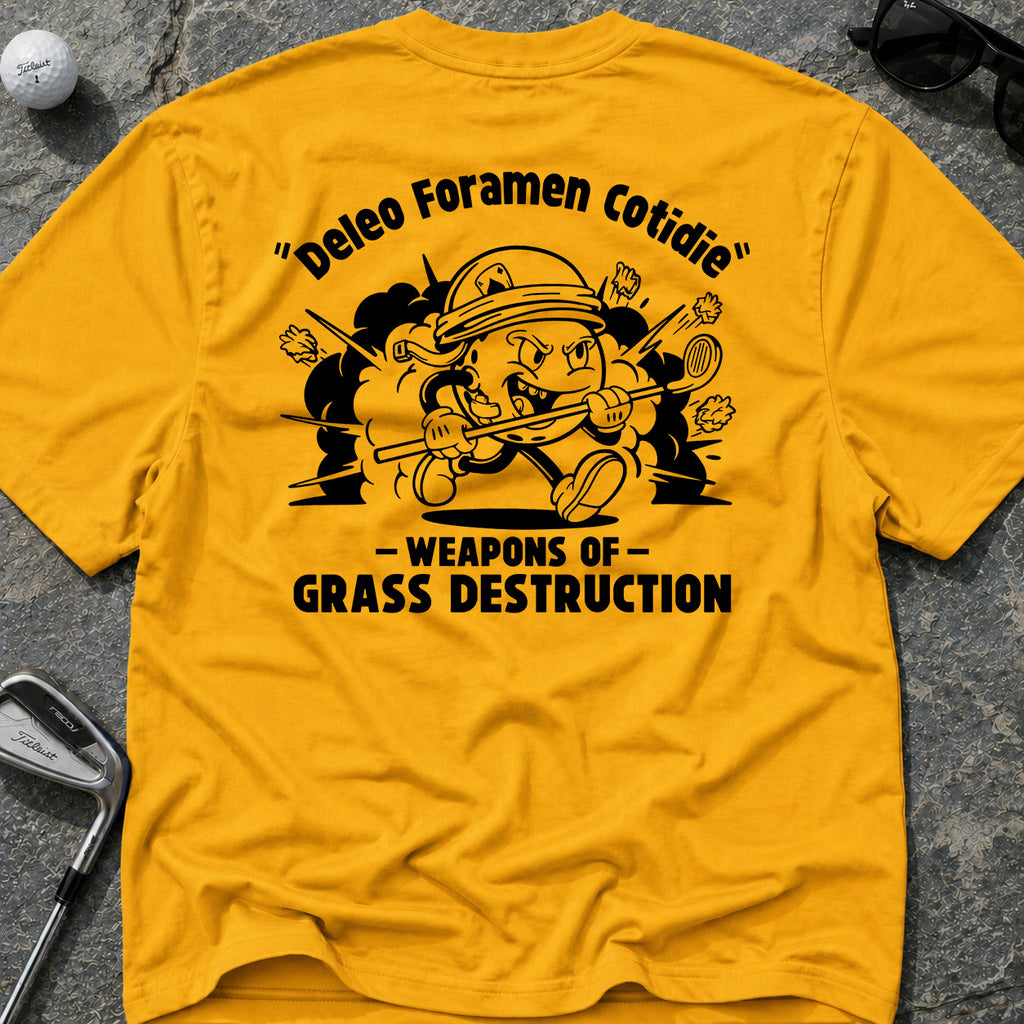 DESTROY HOLES DAILY" Golf T-Shirt