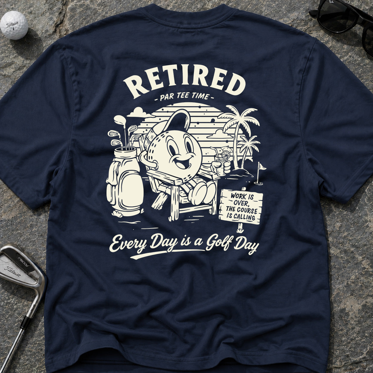 GOOD LIFE GOLF RETIREMENT Golf T-Shirt