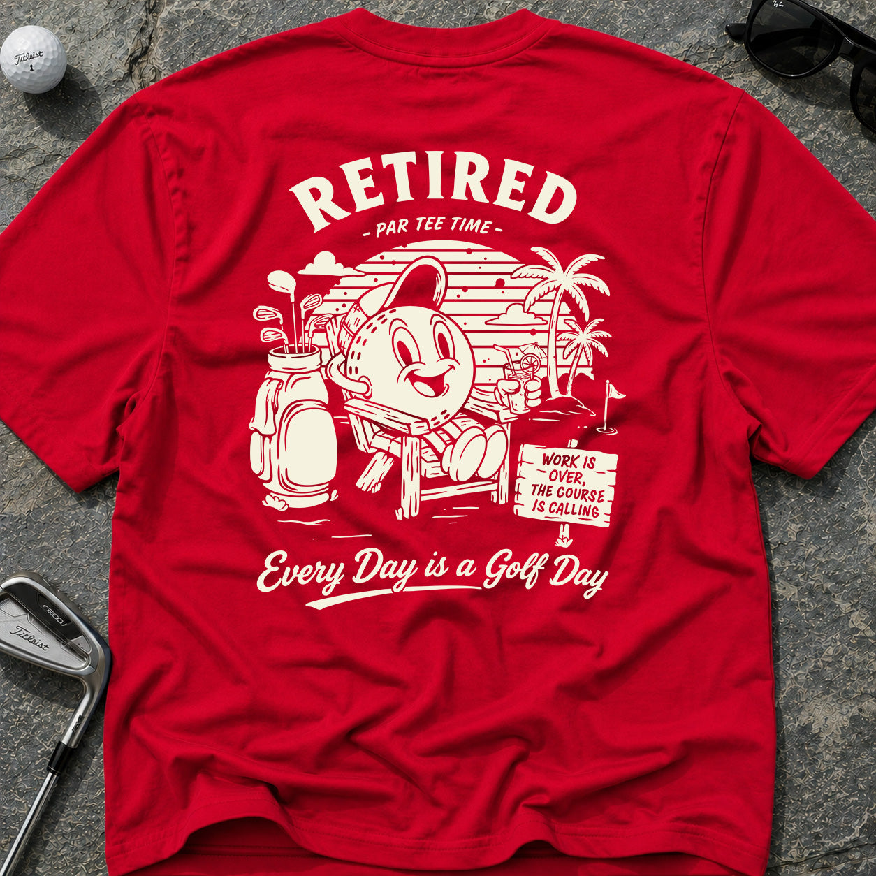 GOOD LIFE GOLF RETIREMENT Golf T-Shirt