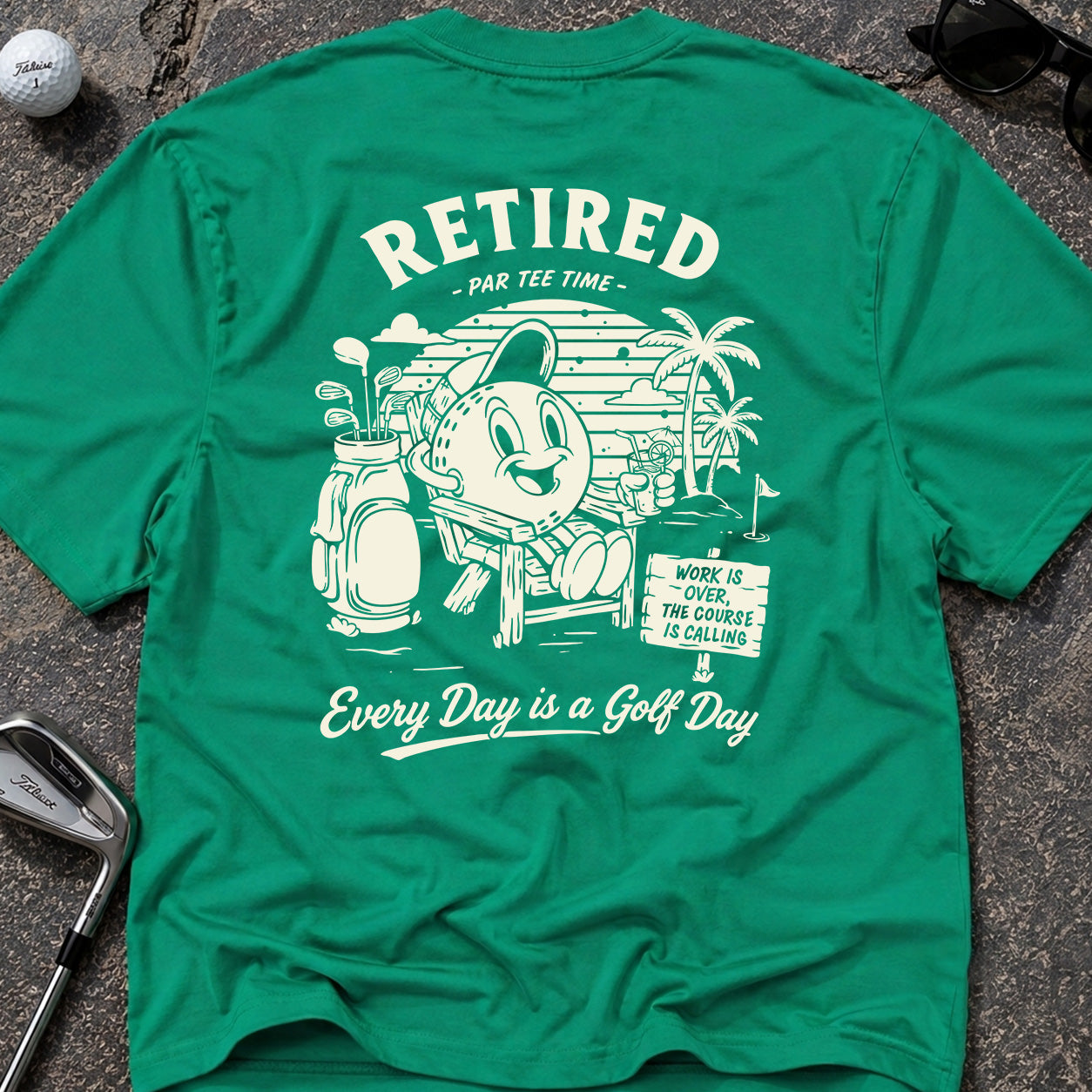 GOOD LIFE GOLF RETIREMENT Golf T-Shirt