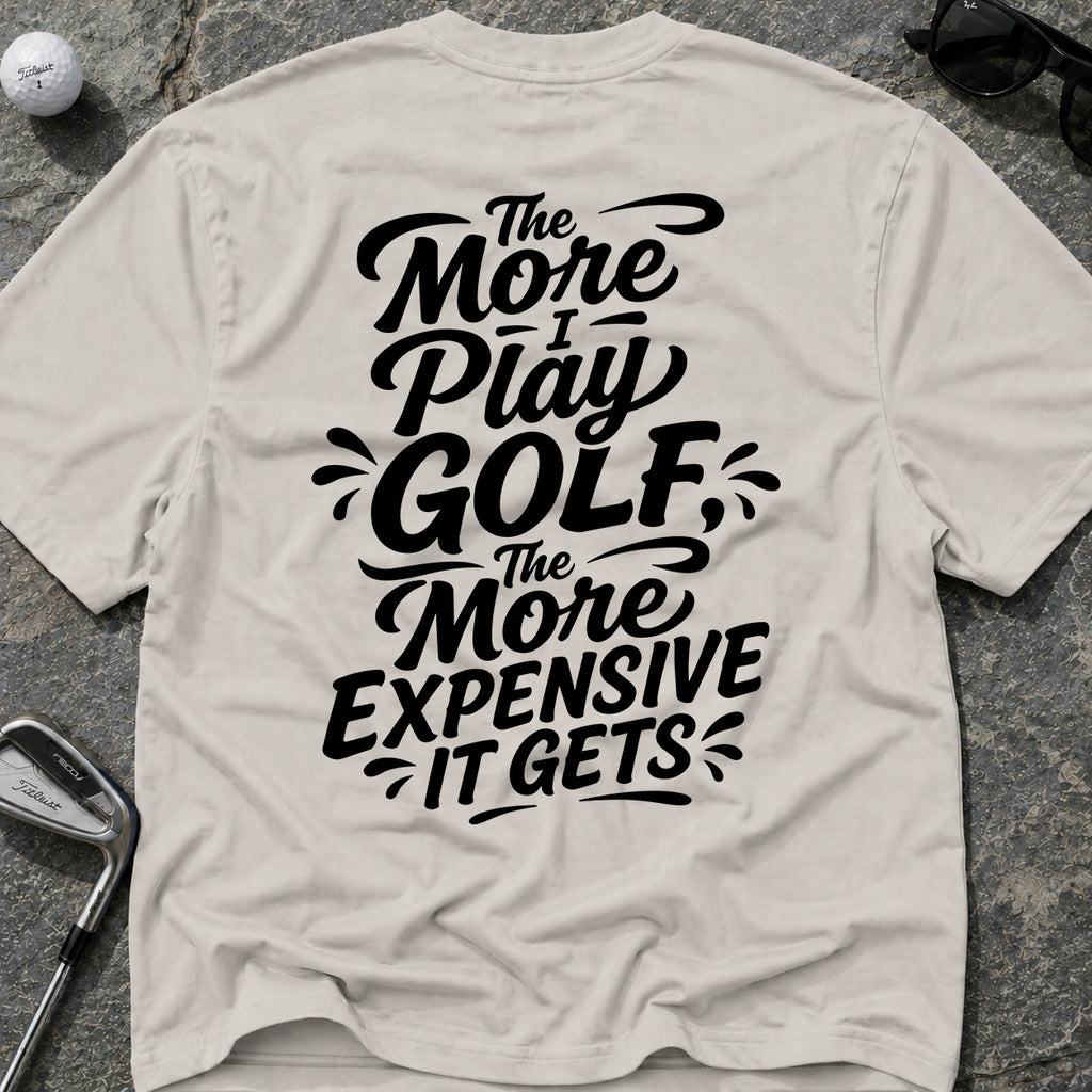 MORE I PLAY *BLACK* Golf T-Shirt