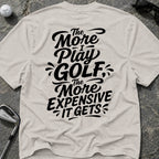 MORE I PLAY *BLACK* Golf T-Shirt