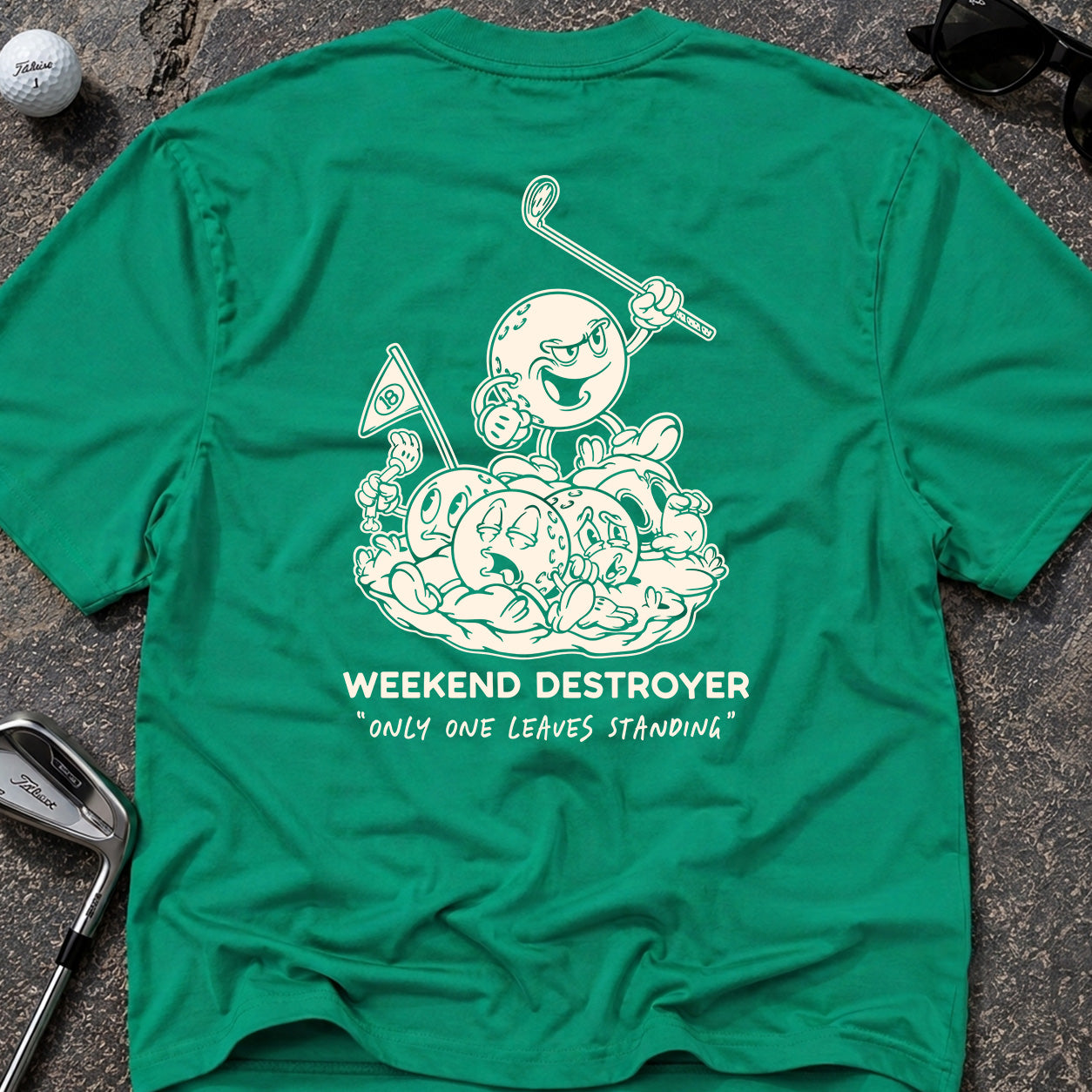 WEEKEND DESTROYER Golf T-Shirt