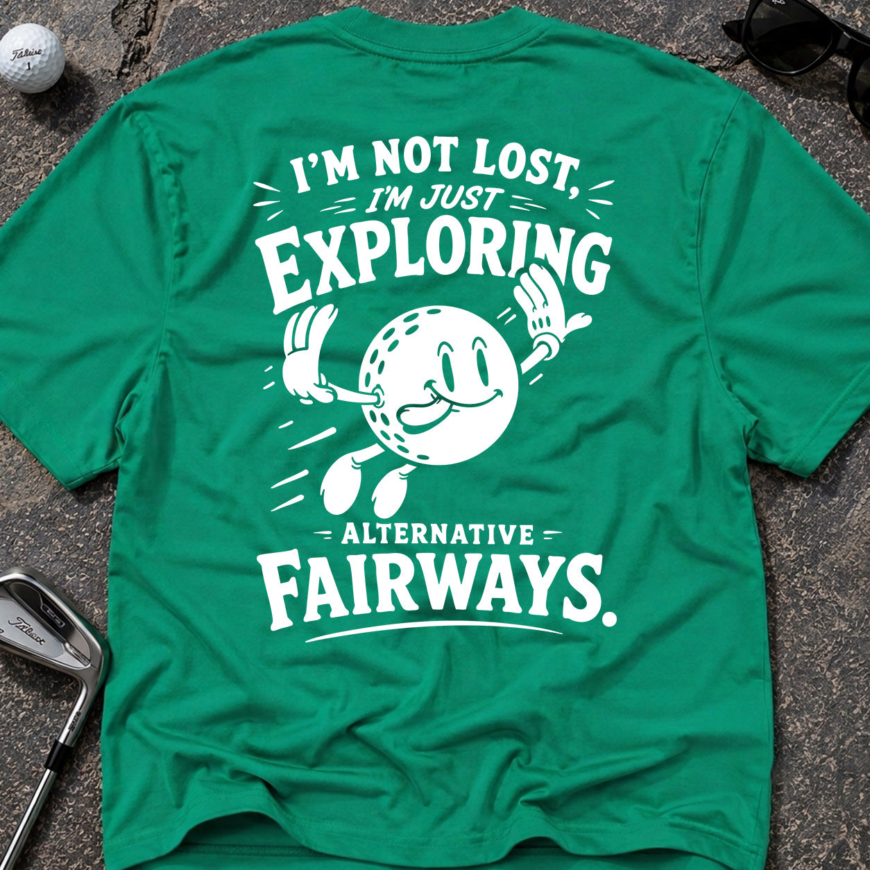 I'M NOT LOST Golf T-Shirt