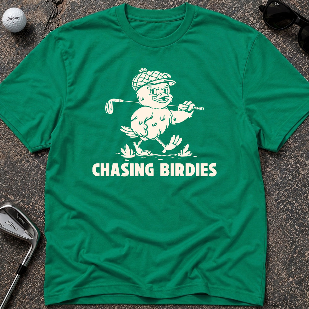 CHASING BIRDIES CREAM Golf T-Shirt