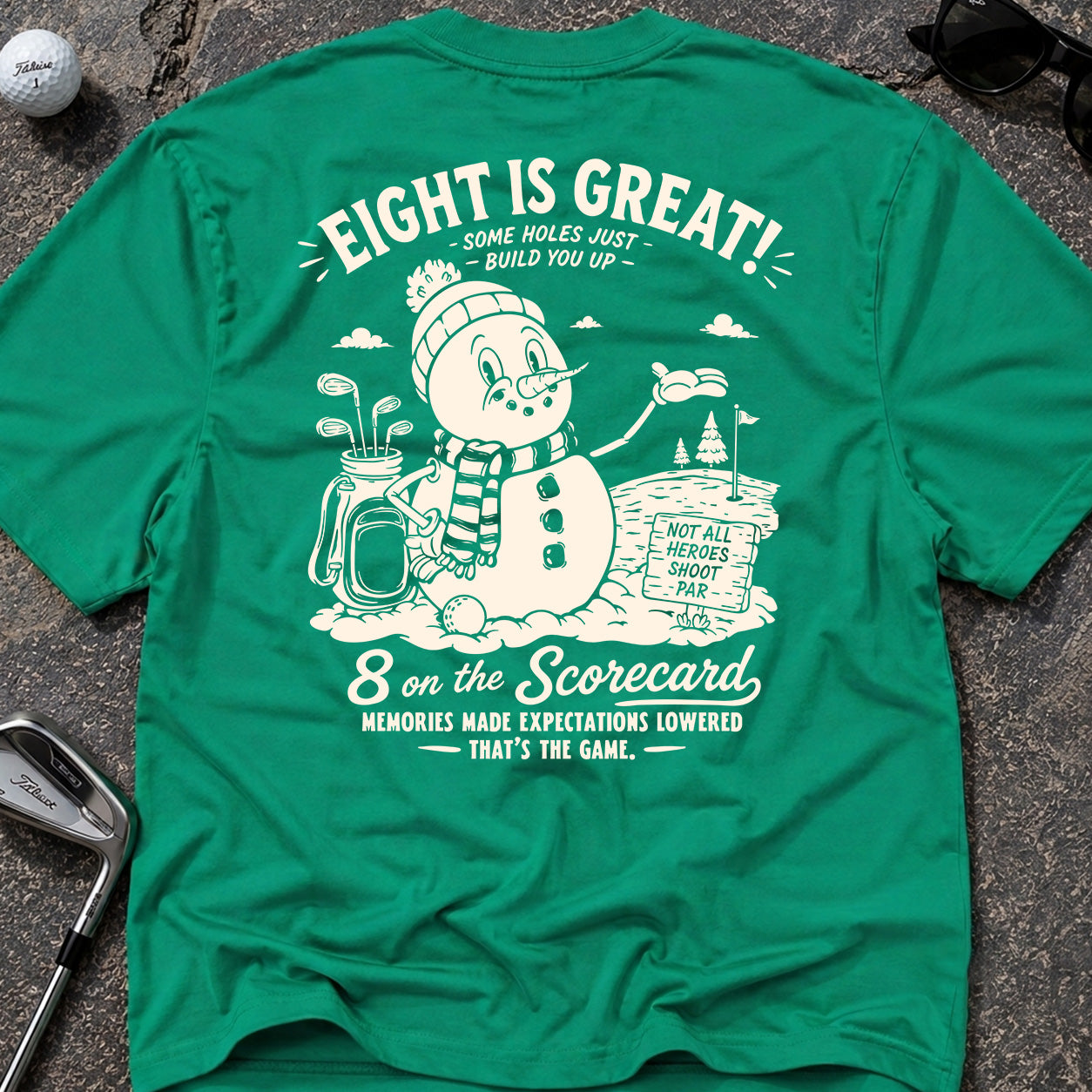 EIGHT IS GREAT Golf T-Shirt