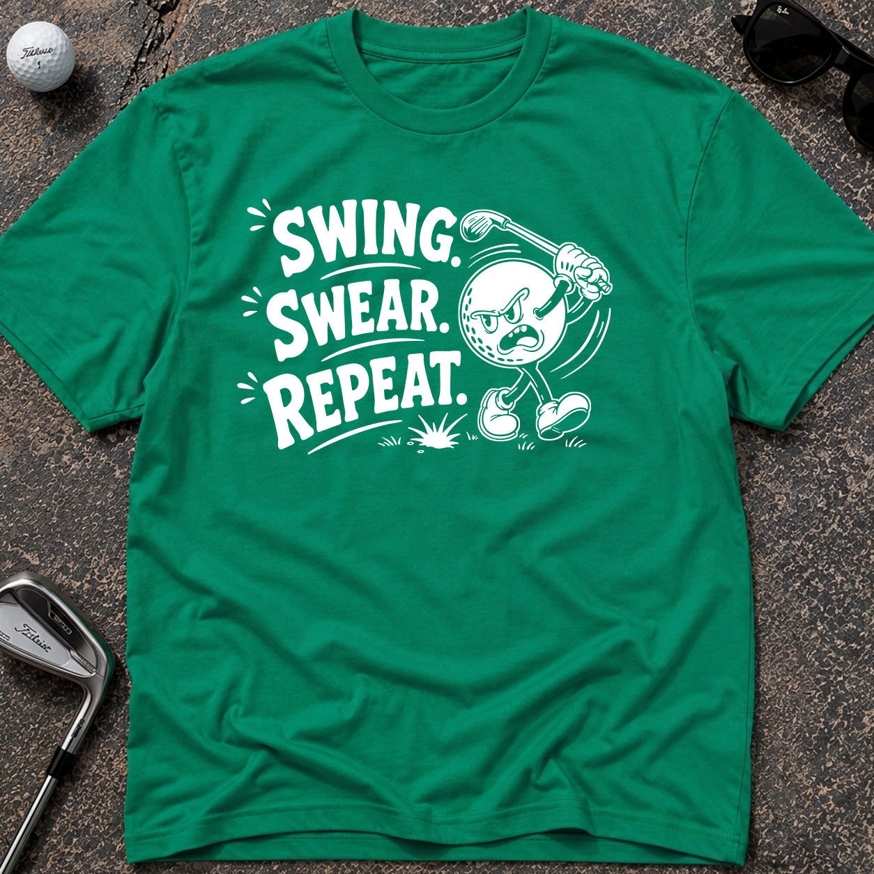SWING SWEAR REPEAT Golf T-Shirt