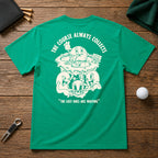 Dark Shallows- Funny golfer water hazard t-shirt. For the golfer that always tends to find the water hazard, and can't catch a break on the golf course.