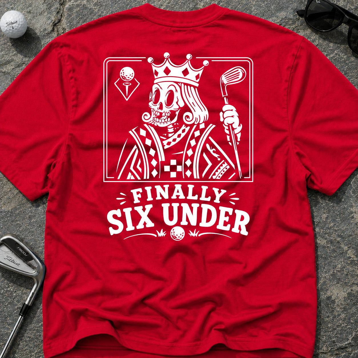KING OF SIX Golf T-Shirt