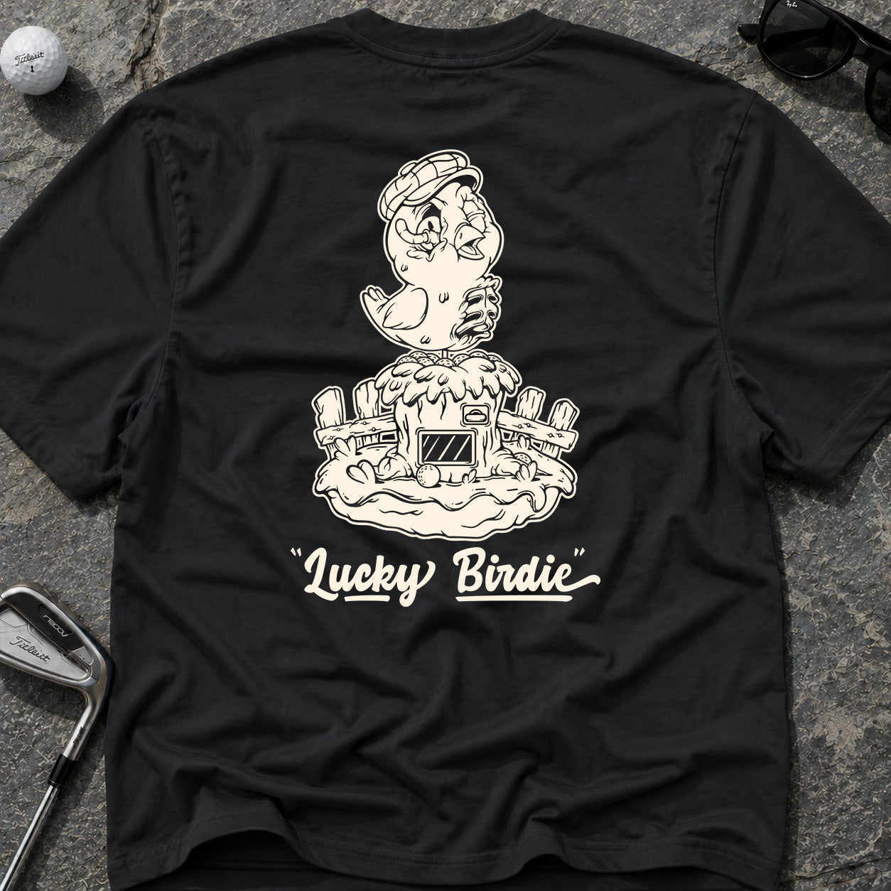 LUCKY BIRDIE MACHINE Golf T-Shirt