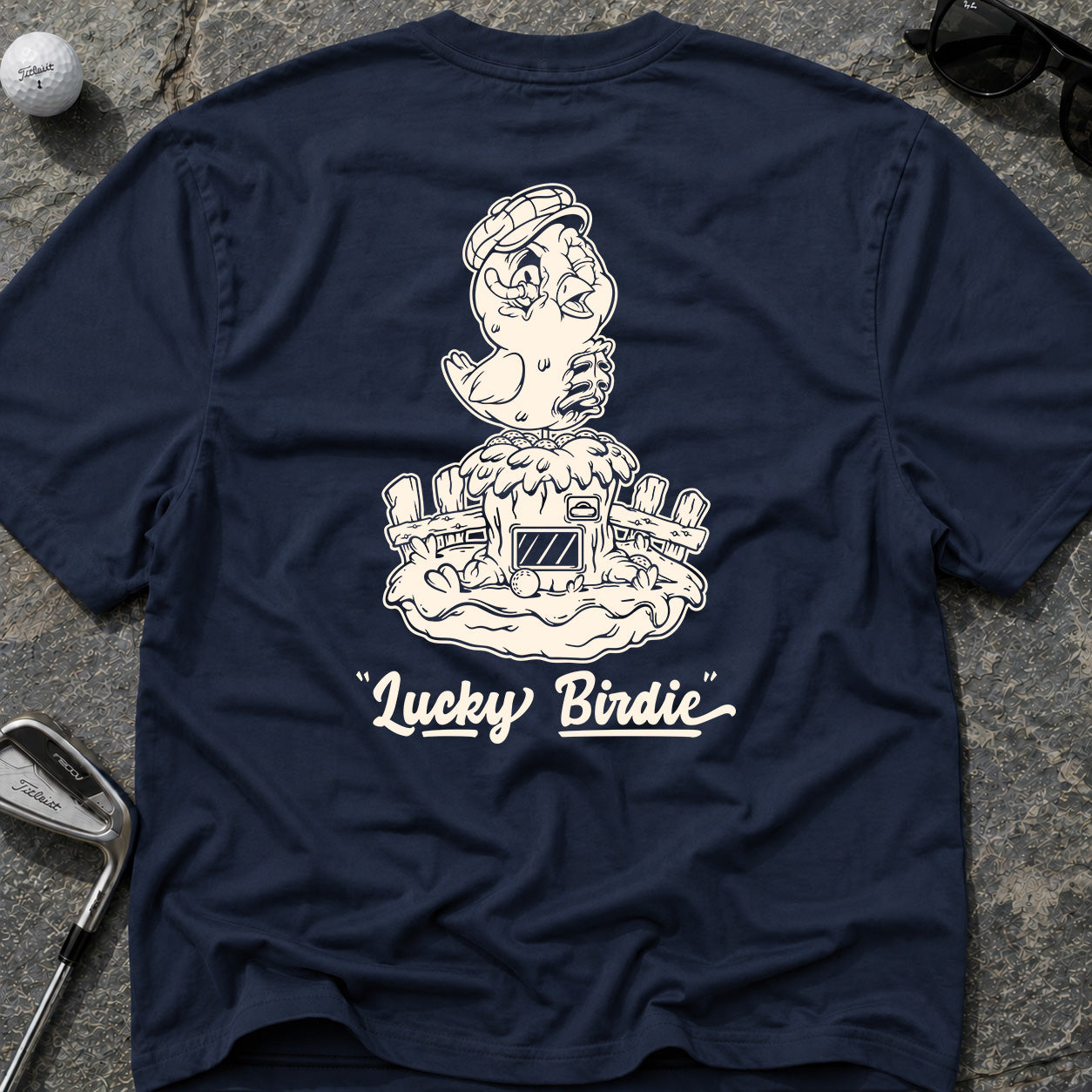 LUCKY BIRDIE MACHINE Golf T-Shirt