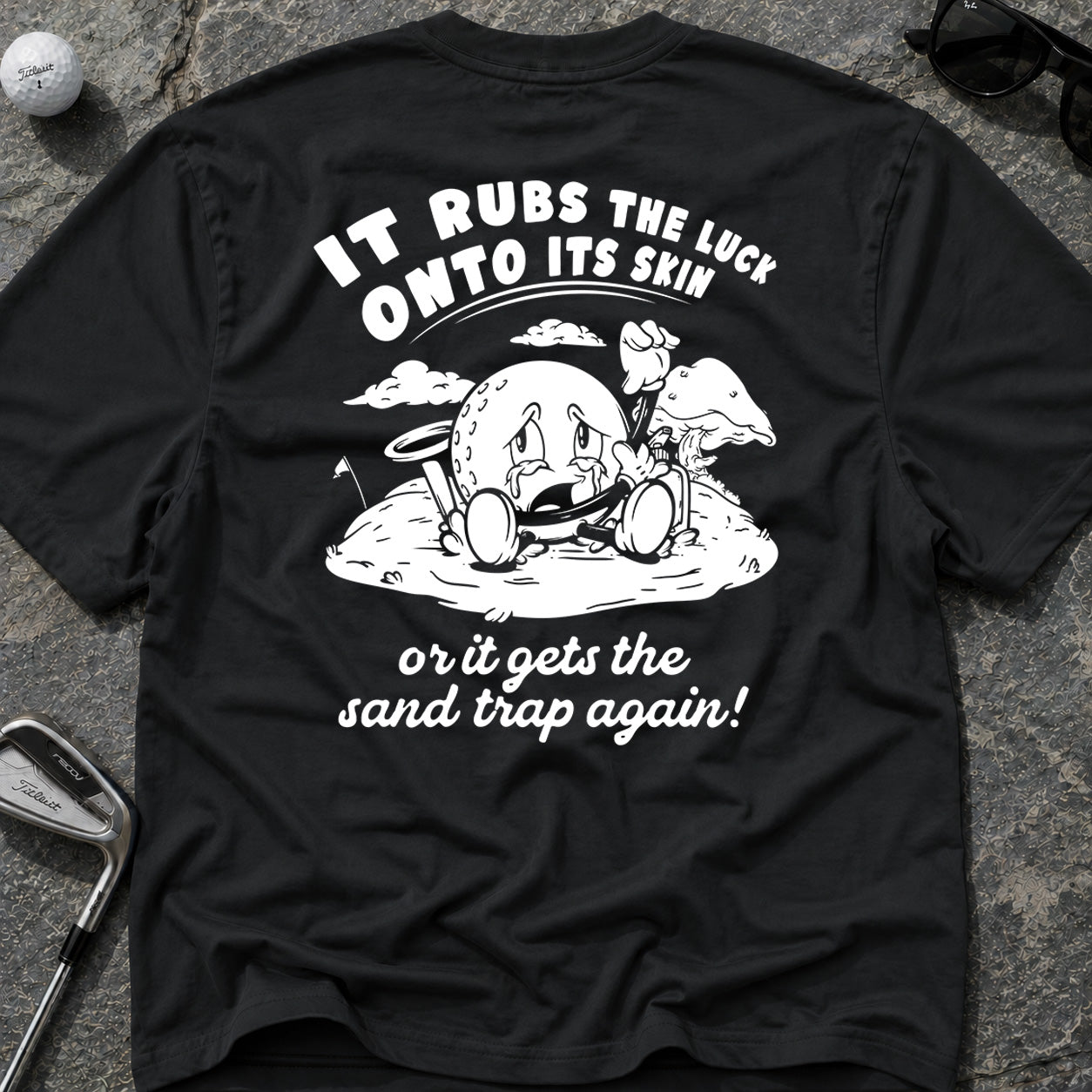 LUCKY LOTION Golf T-Shirt