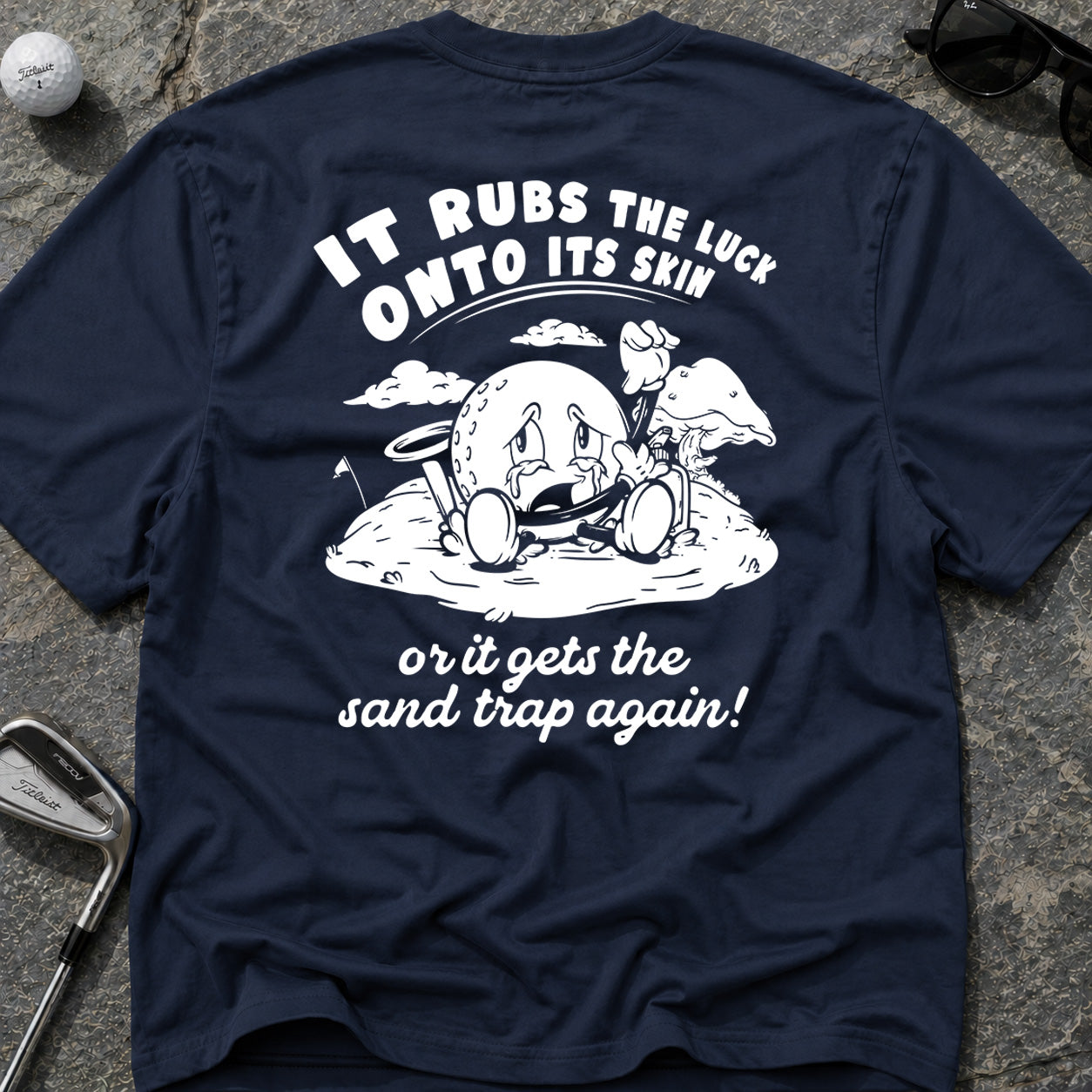 LUCKY LOTION Golf T-Shirt