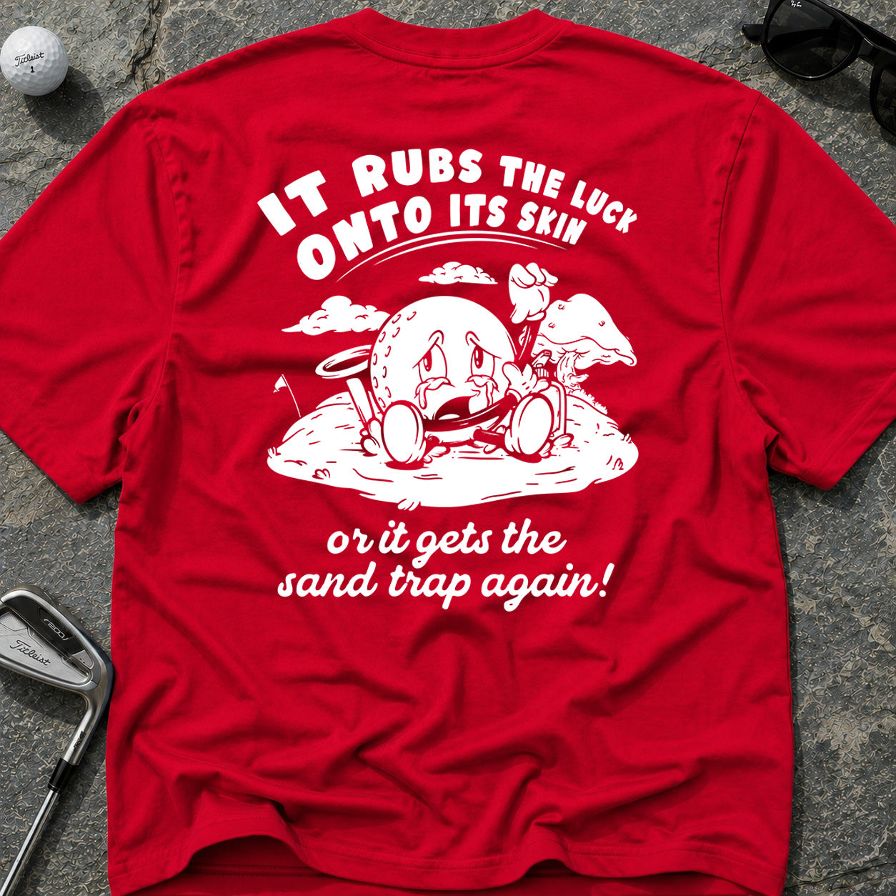 LUCKY LOTION Golf T-Shirt