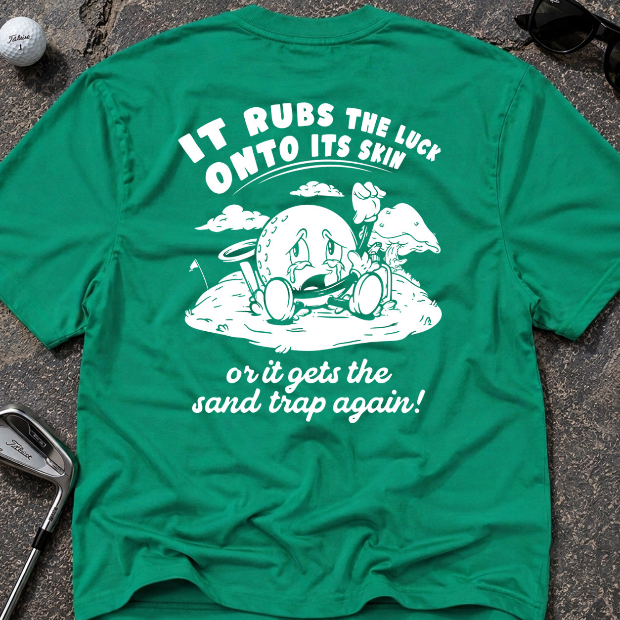 LUCKY LOTION Golf T-Shirt