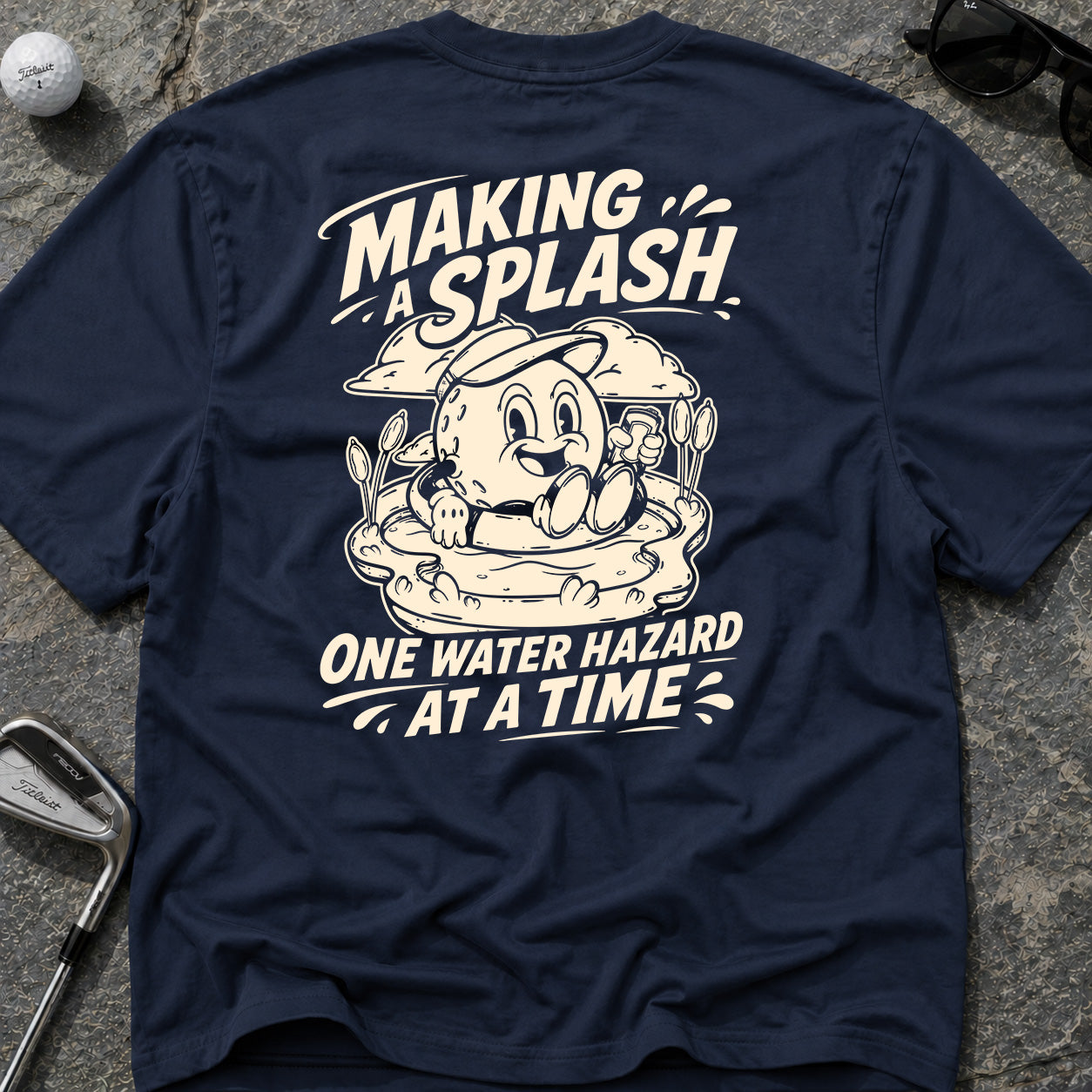 MAKING A SPLASH Golf T-Shirt – Mulligan Syndicate