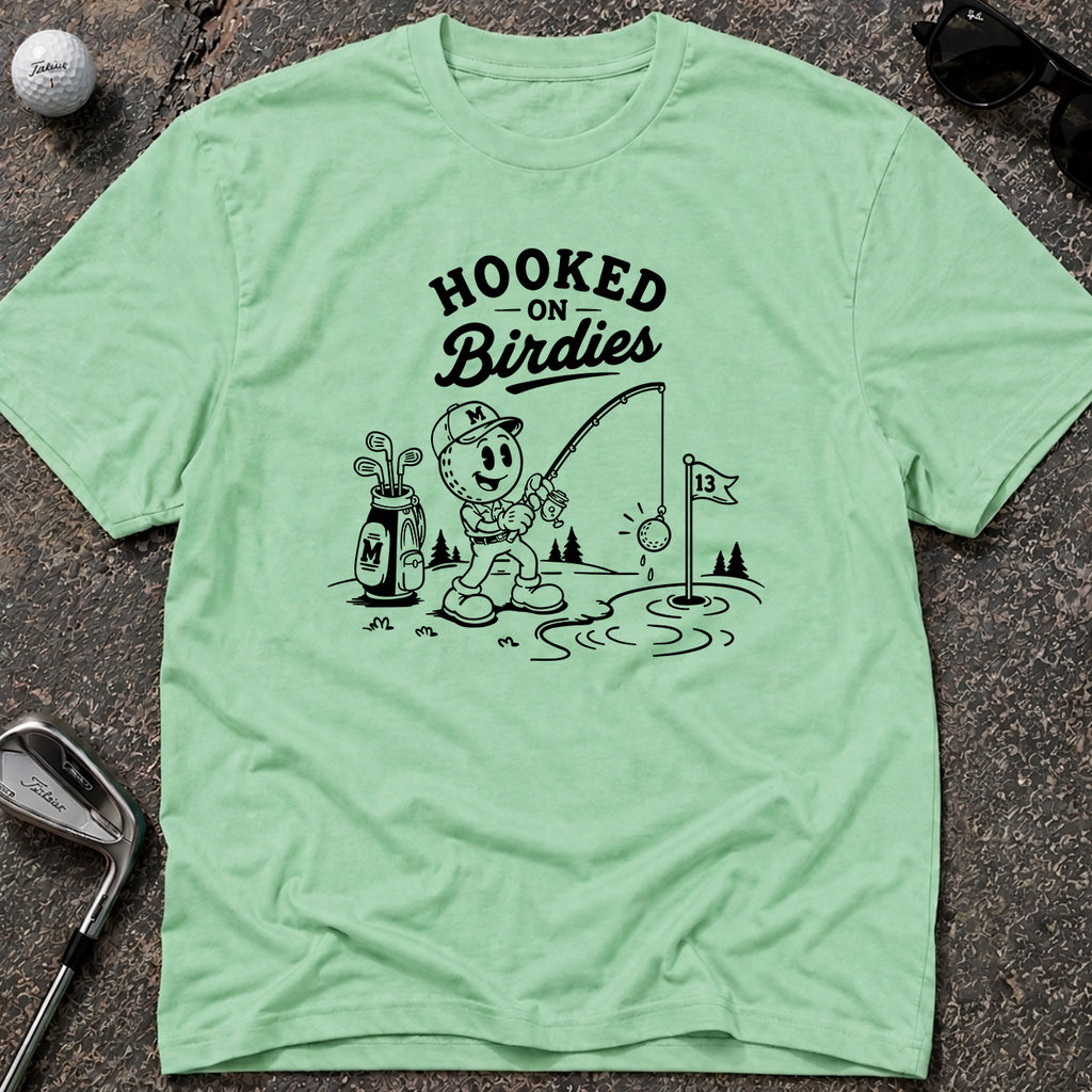 HOOKED ON BIRDIES Golf T-Shirt