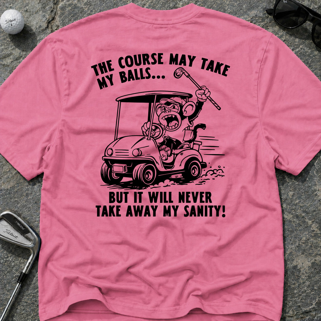 MONKEY SANITY Golf T-Shirt