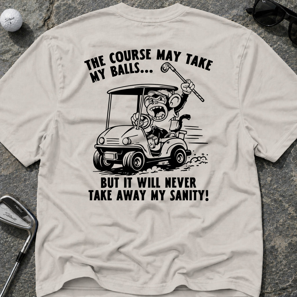 MONKEY SANITY Golf T-Shirt