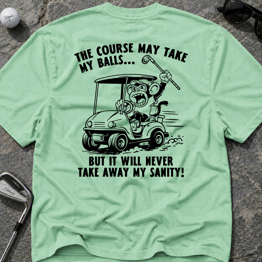 MONKEY SANITY Golf T-Shirt
