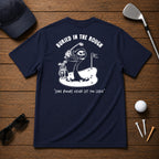 Retro style sarcastic 13th hole funny Grim Reaper golf shirt