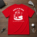 Retro style sarcastic 13th hole funny Grim Reaper golf shirt