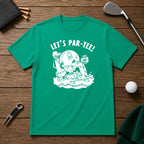 Funny puking golf ball, that can't get enough alcohol.