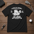 Funny golfer 19th hole drunk golf ball character. Great for after the game while hanging out with friends.