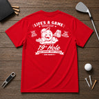 Funny golfer 19th hole drunk golf ball character. Great for after the game while hanging out with friends.