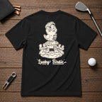 Parody golf shirt, of the old style chicken egg machines from back in the day. 