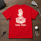 Parody golf shirt, of the old style chicken egg machines from back in the day. 