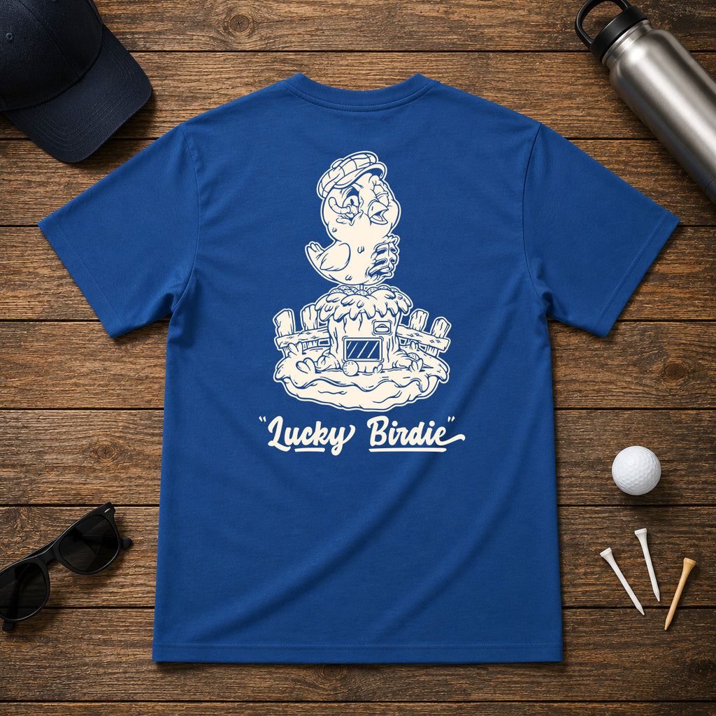 Parody golf shirt, of the old style chicken egg machines from back in the day. 