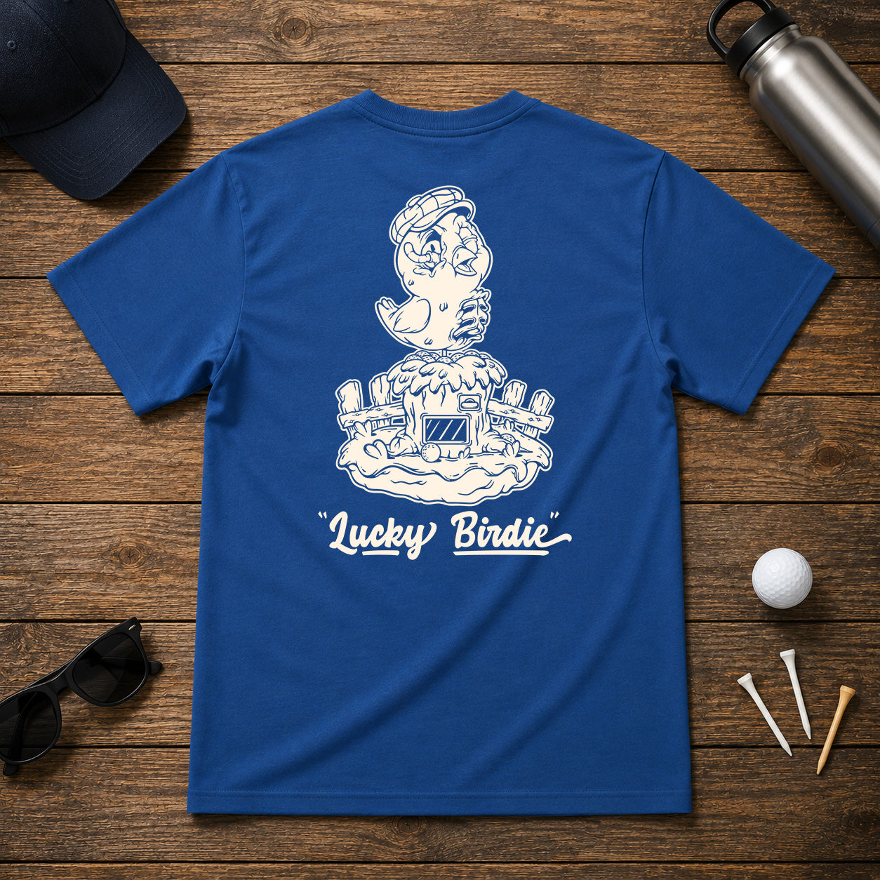 Parody golf shirt, of the old style chicken egg machines from back in the day. 
