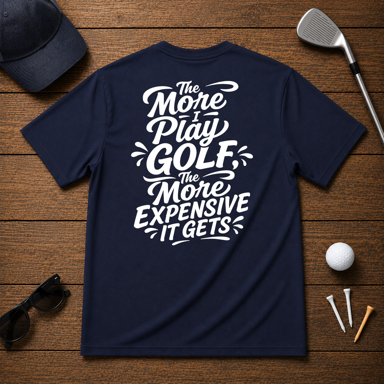 Funny sarcastic saying golf shirt