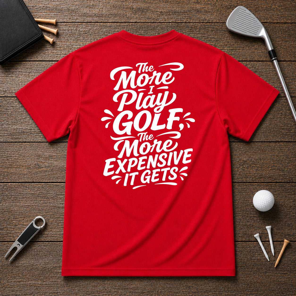 Funny sarcastic saying golf shirt