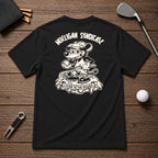 Funny sarcastic rat golfing shirt
