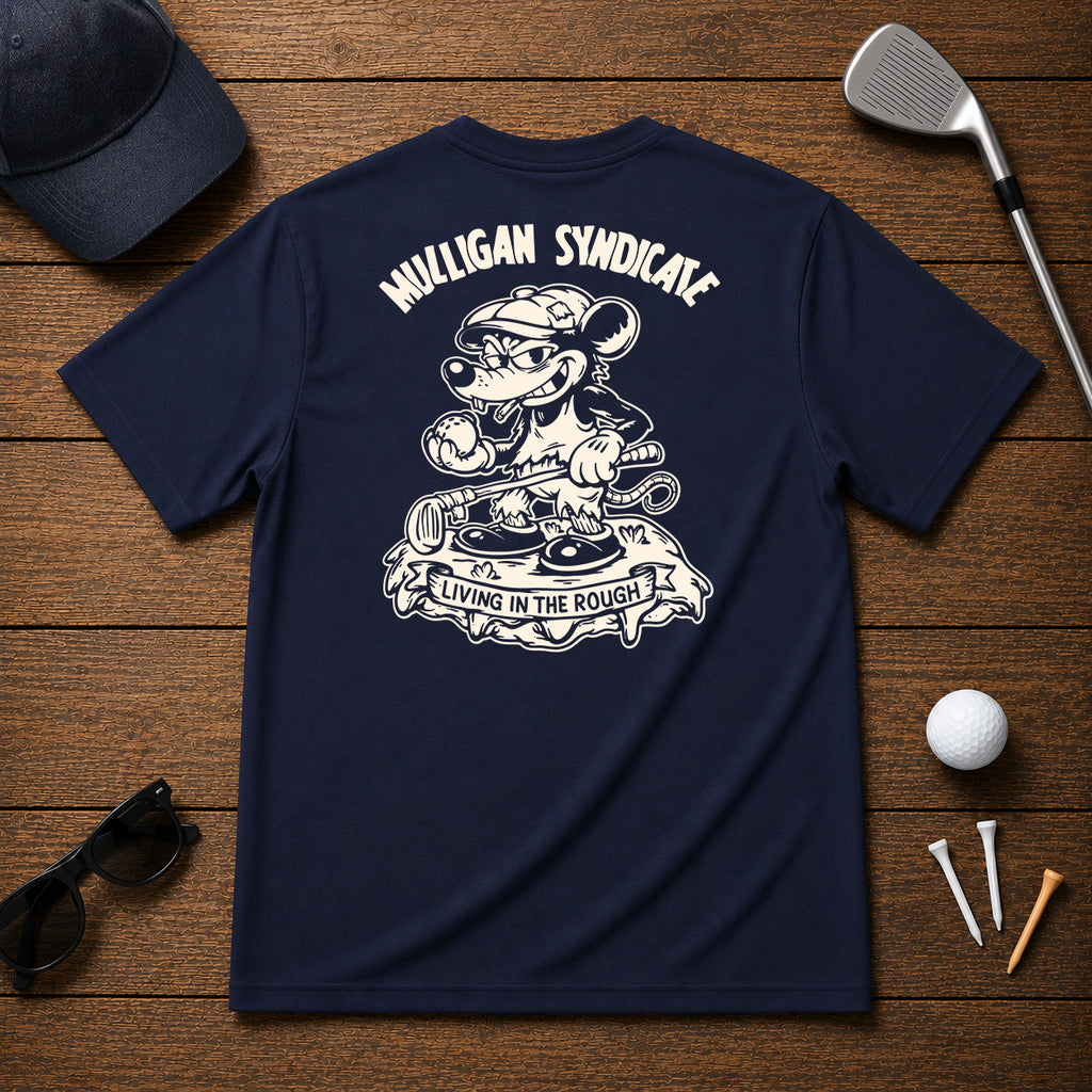 Funny sarcastic rat golfing shirt