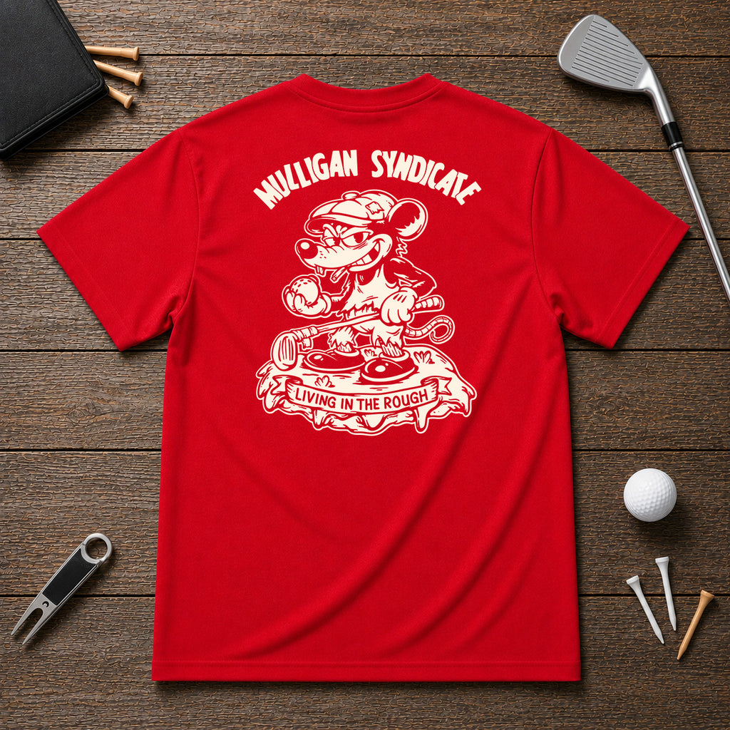 Funny sarcastic rat golfing shirt