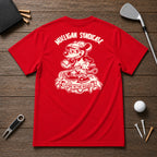 Funny sarcastic rat golfing shirt