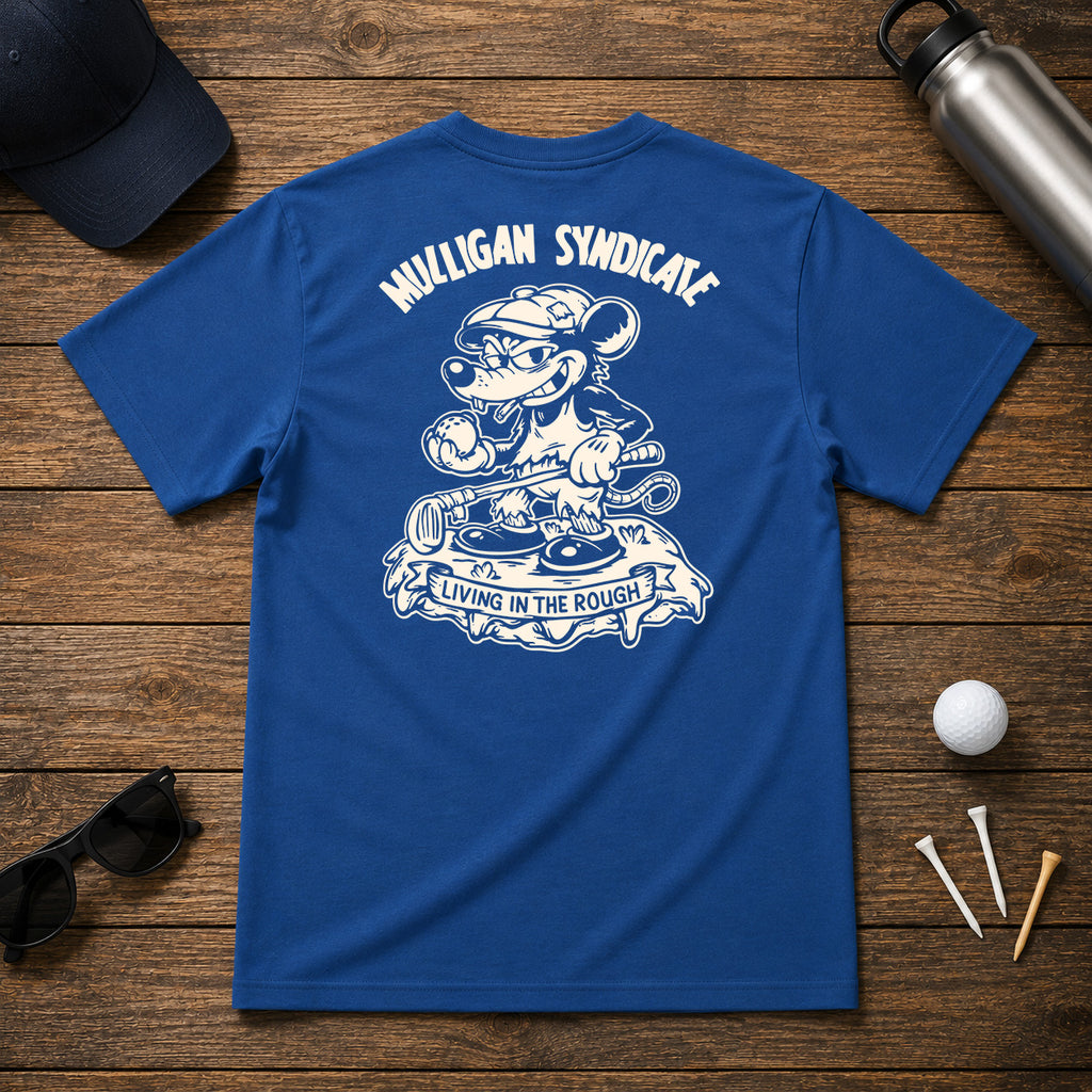 Funny sarcastic rat golfing shirt