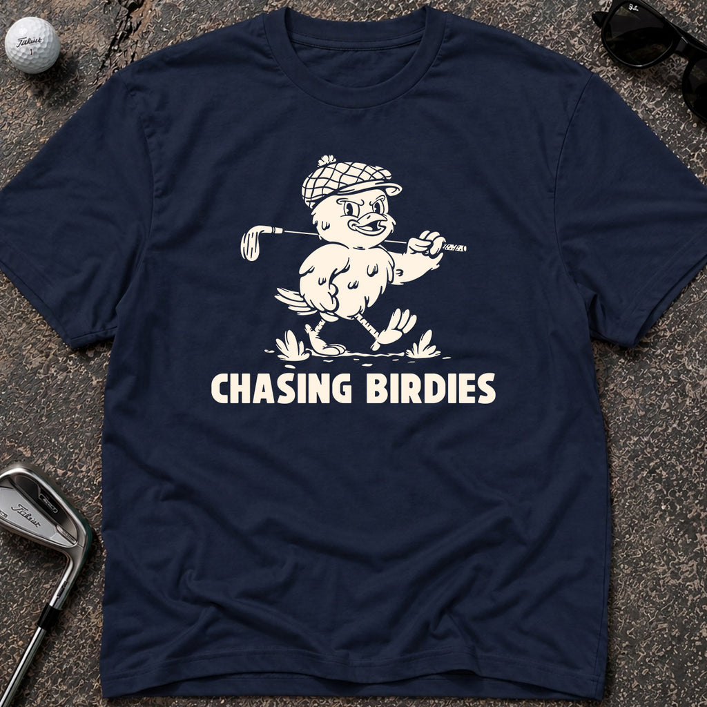 CHASING BIRDIES CREAM Golf T-Shirt