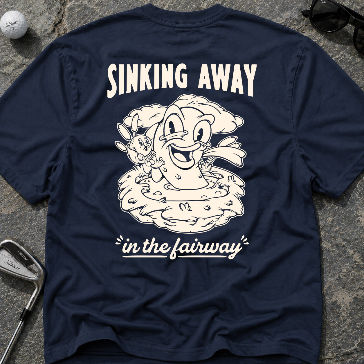 SINKING AWAY Golf T-Shirt