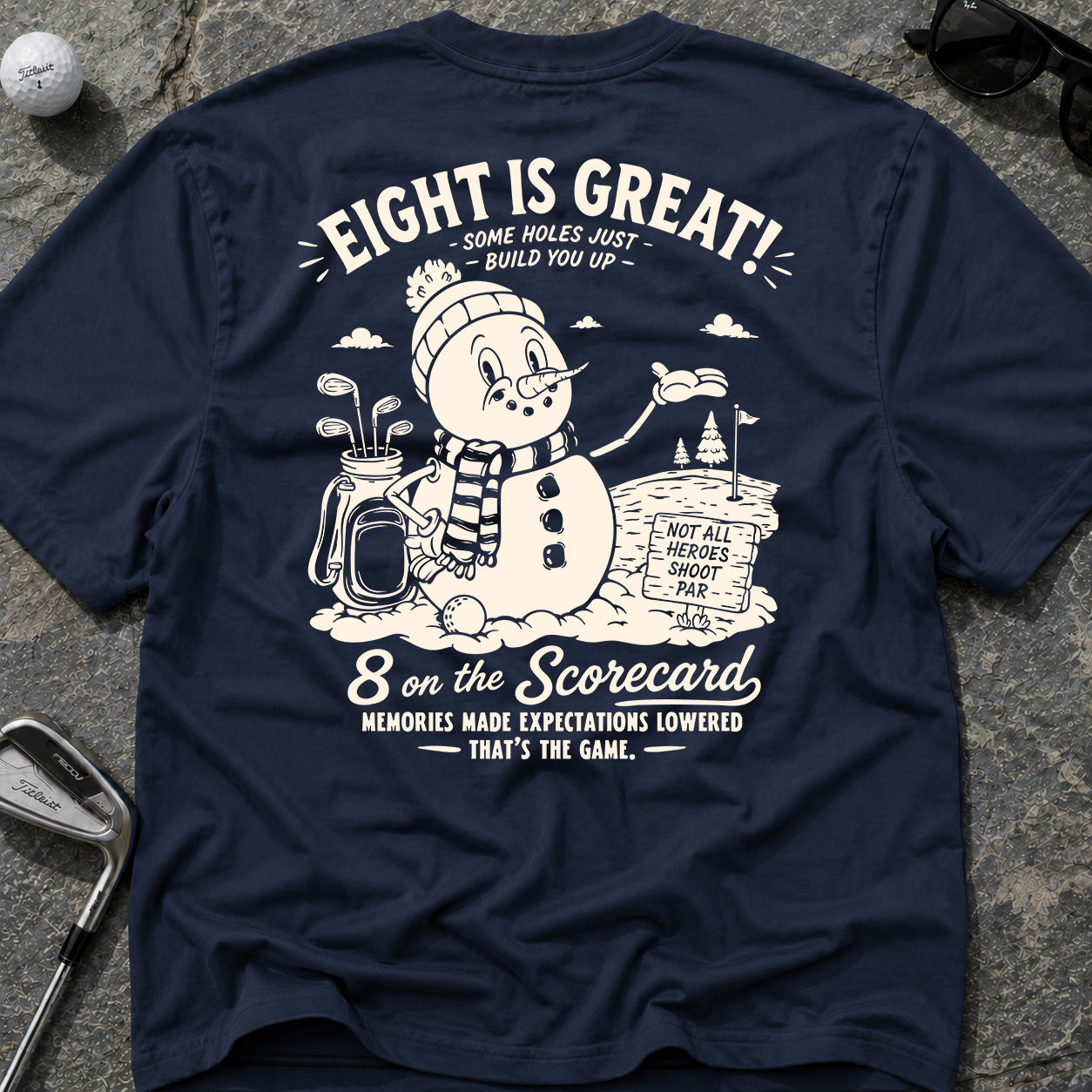 EIGHT IS GREAT Golf T-Shirt
