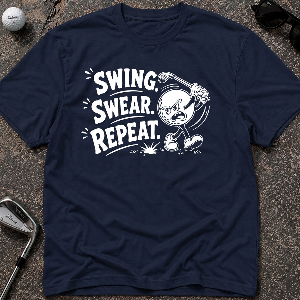 SWING SWEAR REPEAT Golf T-Shirt